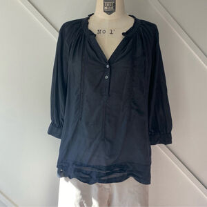 Joie Silk 3/4 Sleeve Blouse - XS